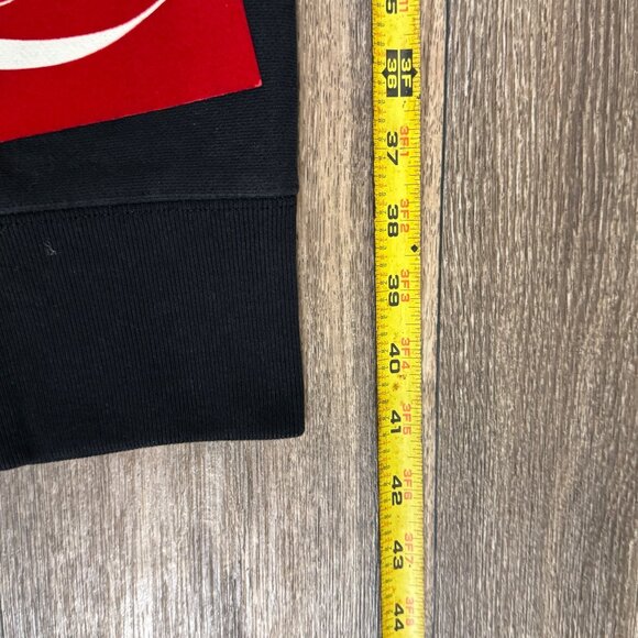 Coca-Cola X Champion Joggers Men's XL Black Reverse Weave Fleece Sweatpants - Picture 7 of 9
